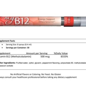 My B12 Methylcobalamin Dietary Spraymitz